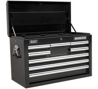 Topchest 8 Drawer with Ball-Bearing Slides - Black