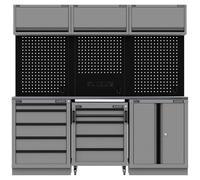 Sealey Superline Pro Black Edition Stainless Steel Worktop Storage System Combo