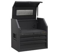 Sealey AP2704BE Topchest 4 Drawer 660Mm With Soft Close Drawers & Power Strip