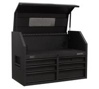 Sealey Superline PRO® Black Edition Topchest with 6 Soft Close Drawers & Pow
