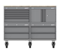 Sealey Superline PRO® Modular Storage System Combo - Rubber Wood Worktop - APMSCCOMBO5