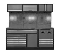 Sealey Superline PRO® Modular Storage System Combo with Stainless Steel Work