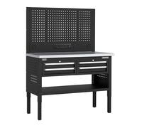 Sealey Superline PRO® Modular Workbench with 4 Drawers Stainless Steel Worktop Adjustable Height 1265mm - APMWB50COMBO2SS