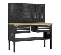 Sealey Superline PRO® Modular Workbench with 4 Drawers Wooden Worktop Adjustable Height 1525mm - APMWB60COMBO3W