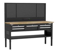 Sealey Superline PRO® Modular Workbench with 5 Drawers Wooden Worktop Adjustable Height 1830mm - APMWB72COMBO3W