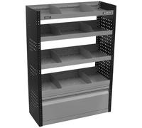 Sealey Superline Pro MSS Flat Shelf Van Storage System Black / Grey