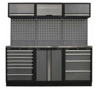 Sealey Superline Pro MSS Stainless Steel Worktop Storage Combo 2040mm 485mm 2000mm