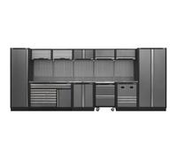 Sealey Modular Tool Storage System Combo Stainless Steel Worktop Apmsstack16Ss