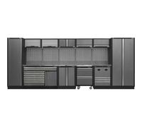Superline PRO® 4.9m Storage System - Stainless Steel Worktop