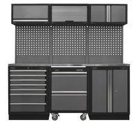 Superline PRO® 2.04m Storage System - Stainless Steel Worktop