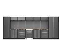 Superline Pro 4.9m Storage System - Pressed Wood Worktop