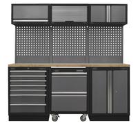 Sealey Superline Pro MSS Wood Worktop Storage System 2040mm 460mm 2000mm