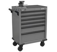Sealey Superline Pro® Rollcab 6 Drawer With Sg Swivel Base 100Mm Vice