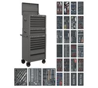 Sealey Superline Pro Tool Chest Combination 14 Drawer Ball-Bearing Slides Sptgrcombo1