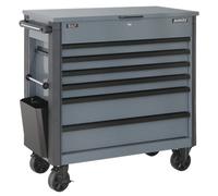 Sealey Superline Pro Tool Trolley 6 Drawer With Ball Bearing Slides Grey Ap366G