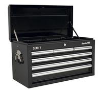 Sealey AP33069B Topchest 6 Drawer with Ball Bearing Runners - Black