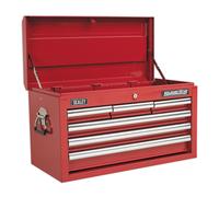 Topchest 6 Drawer with Ball-Bearing Slides - Red
