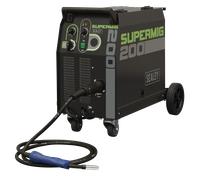 Sealey SUPERMIG200 Professional Gas/Gasless MIG Welder with Binzel Euro Torch 20
