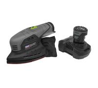 Sealey CP108VDS 10.8v Cordless Detail Sander 1 x 2ah Li-ion Battery Charger No Case