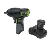 Sealey SV10.8 Series 3/8"Sq Drive Cordless Impact Wrench Kit 10.8V 2Ah CP108VCIW