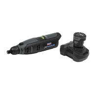 Sealey CP108VMG 10.8v Cordless Rotary Tool and 50 Piece Accessory Kit 1 x 2ah Li-ion Battery Charger No Case