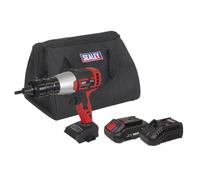 Sealey Sv20 Series Brushless Cordless Nut Riveter 4000N 20V 2Ah Cp20Vnrkit1