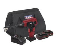 Sealey CP20VAP 20v Cordless Air Pump 2 x 2ah Li-ion Battery Charger Bag