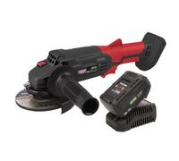Sealey CP20VAGB 20v Cordless Angle Grinder 115mm 1 x 4ah Li-ion Battery Charger Bag
