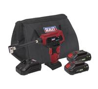 Sealey SV20 Series Cordless Tyre Inflator Kit 20V 2Ah - 2 Batteries CP20VAPKIT