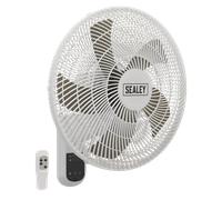 Sealey 40 cm Oscillating Wall Mounted Fan