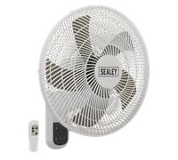 Sealey 18" 3 Speed Wall Fan with Remote Control