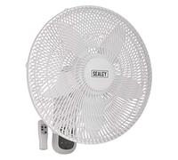 Sealey 18" 3 Speed Wall Fan with Remote Control