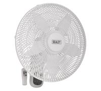 Sealey Swf18Wr Wall Fan 3-Speed 18" With Remote Control 230V