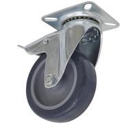 Castor Wheel Swivel Plate with Total Lock Ø75mm