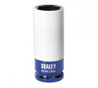 Sealey Alloy Wheel Impact Socket 24mm 1/2"sq Drive