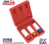 Sealey SX031 Alloy Wheel Impact Socket Set 3pc 1/2inSq Drive