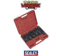 Sealey SX0401 Diesel Injector Window Socket Set 6Pc 1/2inSq Drive