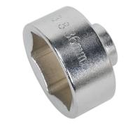 Sealey SX114 36mm Low Profile Oil Filter Socket 3/8 Drive BMW Ford Vauxhall etc