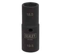 Sealey SX1819 80mm 1/2"Sq Drive 18.5/19.5mm Double Ended Deep Impact Socket