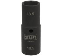 Sealey Deep Impact Socket SX1819 1/2" Sq Drive 80mm Double Ended 18.5/19.5mm