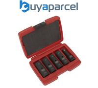 Sealey SX1820 Impact Socket Set 1/2inSq Drive 77Mm Double Ended 18.5 X 22.5Mm - 5Pc