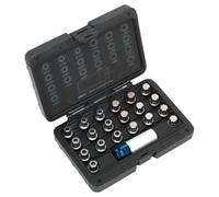 Sealey Locking Wheel Nut Key Set for BMW & Mini 21pc SX209