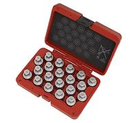Sealey SX216 20pc Locking Wheel Nut Key Set - Vauxhall-C