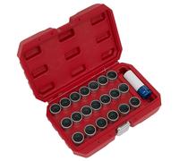 Sealey SX217 Locking Wheel Nut Key Set for BMW 21pc