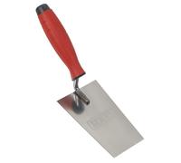 Sealey T1208 Stainless Steel Filler Trowel - Rubber Handle - 140Mm