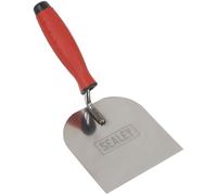 Sealey Margin Trowel T1706 - Stainless Steel, Rubber Handle - 120mm