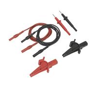 Sealey Tatl Automotive Test Lead And Crocodile Clip Set 6Pc
