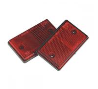 Sealey TB24 Reflex Reflector Red Oblong Pack Of 2