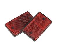 Sealey Tb24 Reflex Reflector Red Oblong Pack Of 2
