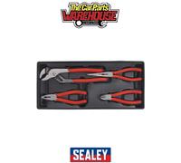 Sealey TBT02 Premier Pliers Set with Tool Tray 4pc